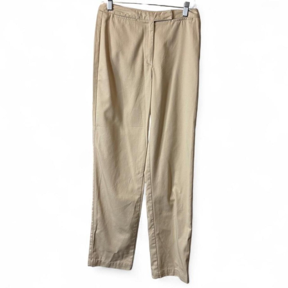 Liz Claiborne Tan Audra Straight Leg Pants, Women's Size 6